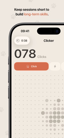 Klicker - The Dog Training App iPhone screenshot