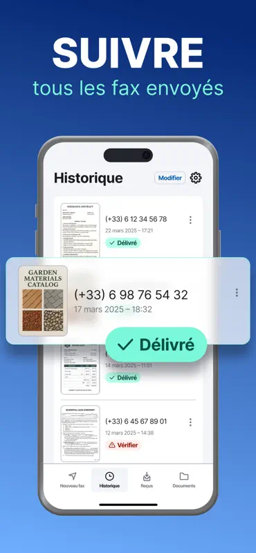 FAX iPhone・Envoyer et Recevoir screenshot 4 of 7