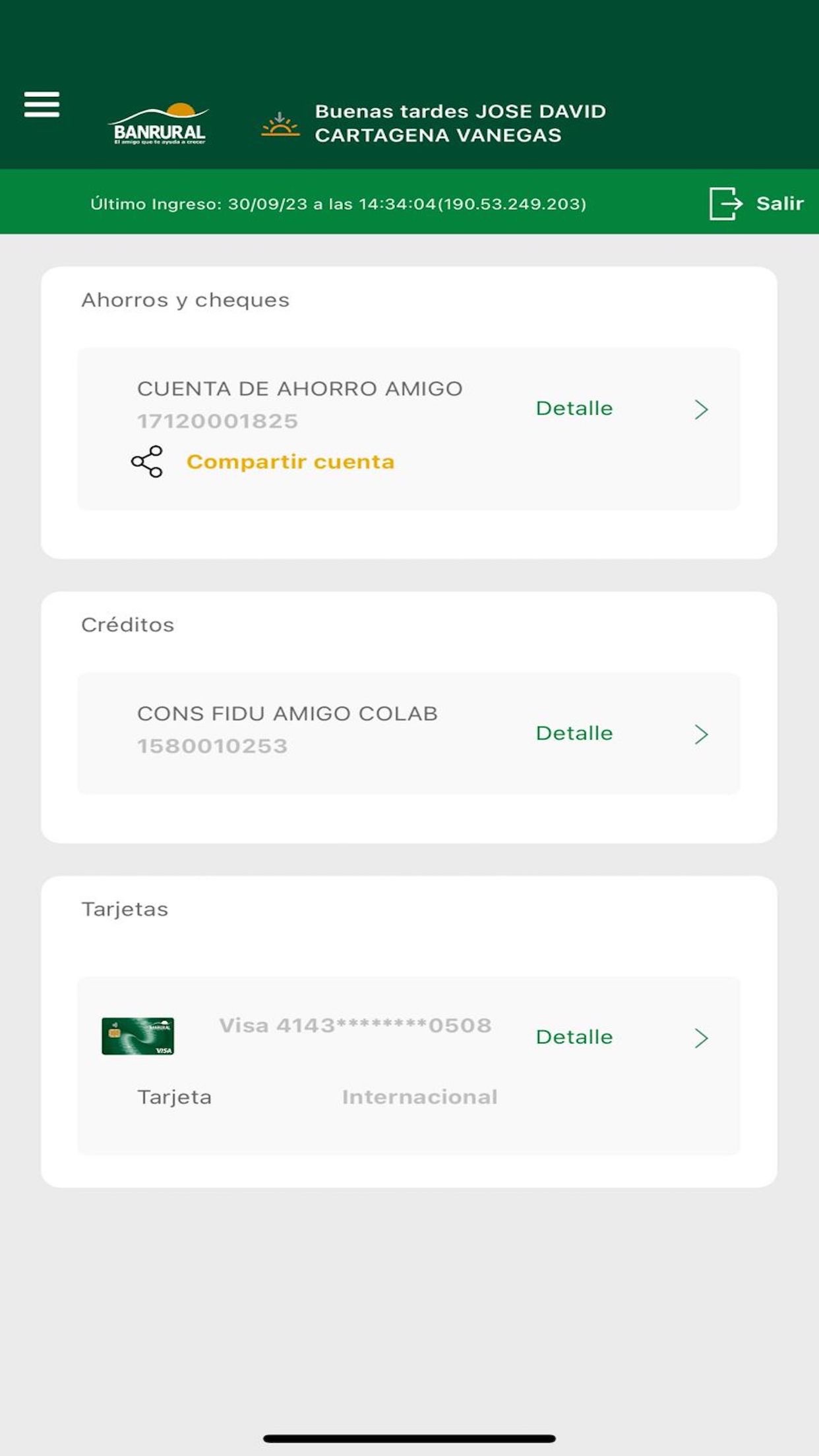 Screenshot 5 of Banrural Móvil Honduras