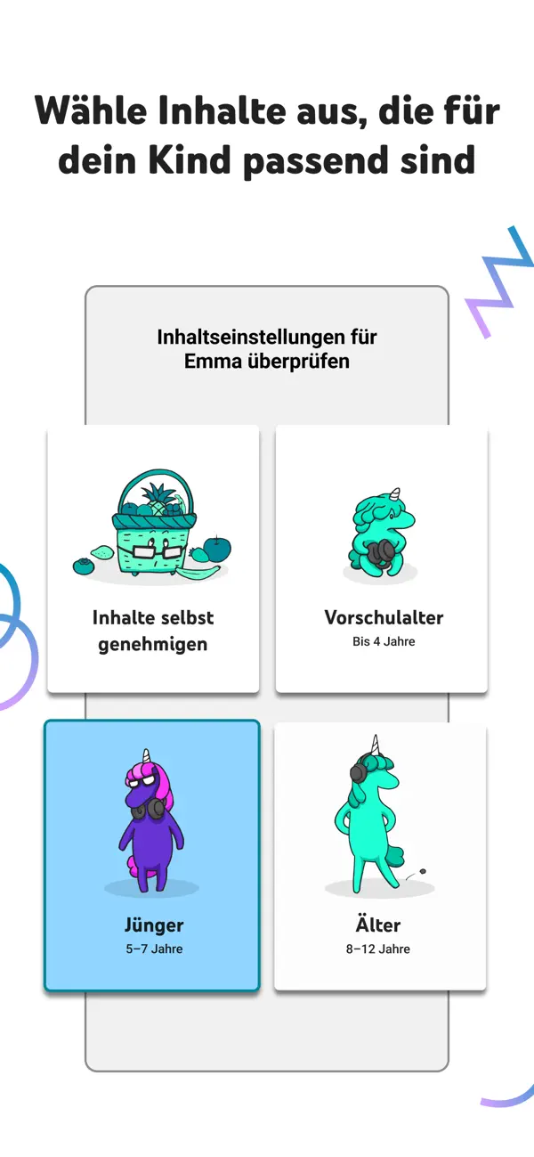 YouTube Kids iPhone App Screenshot 4 – Unterhaltung