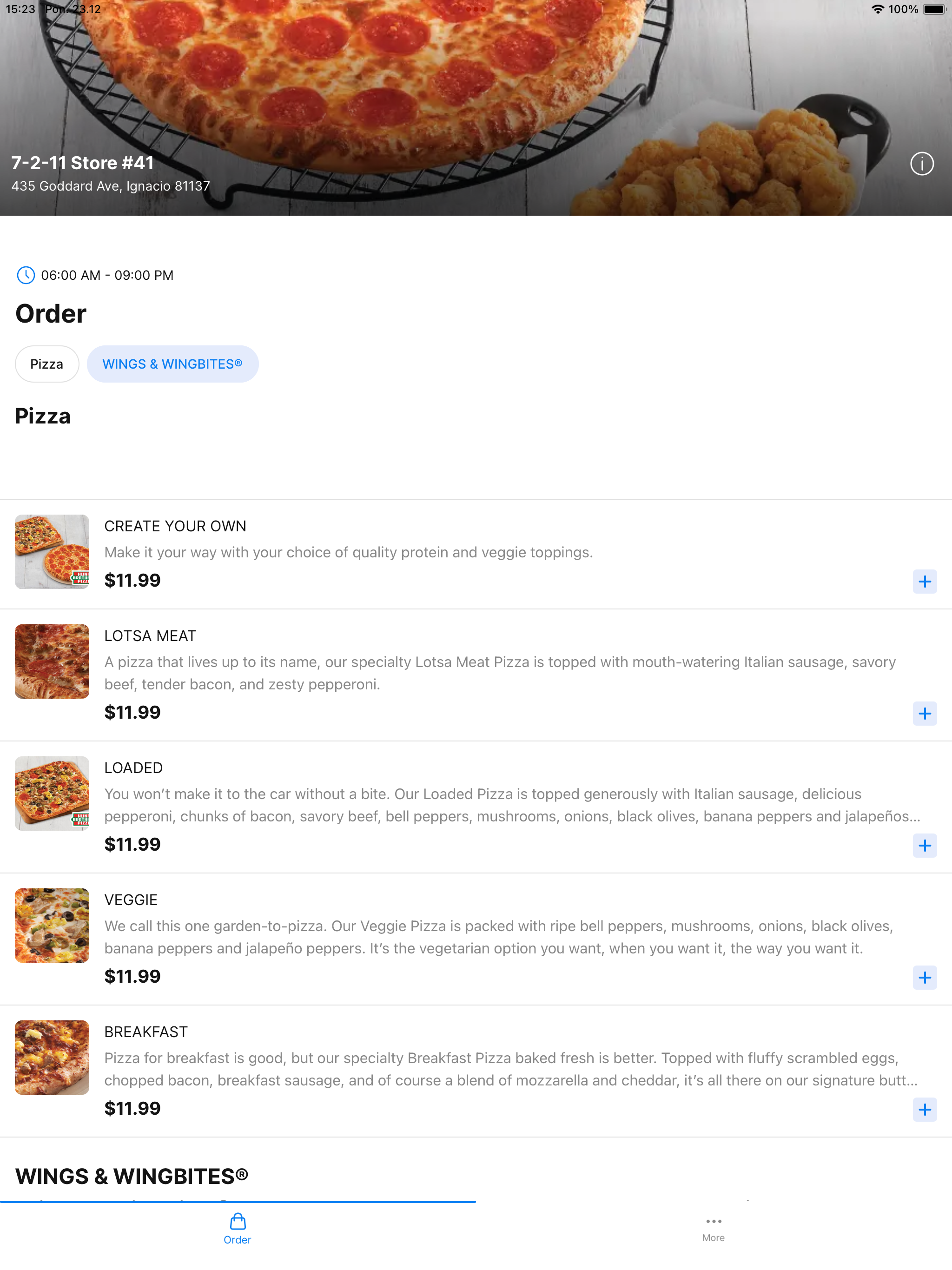 7211 Pizza