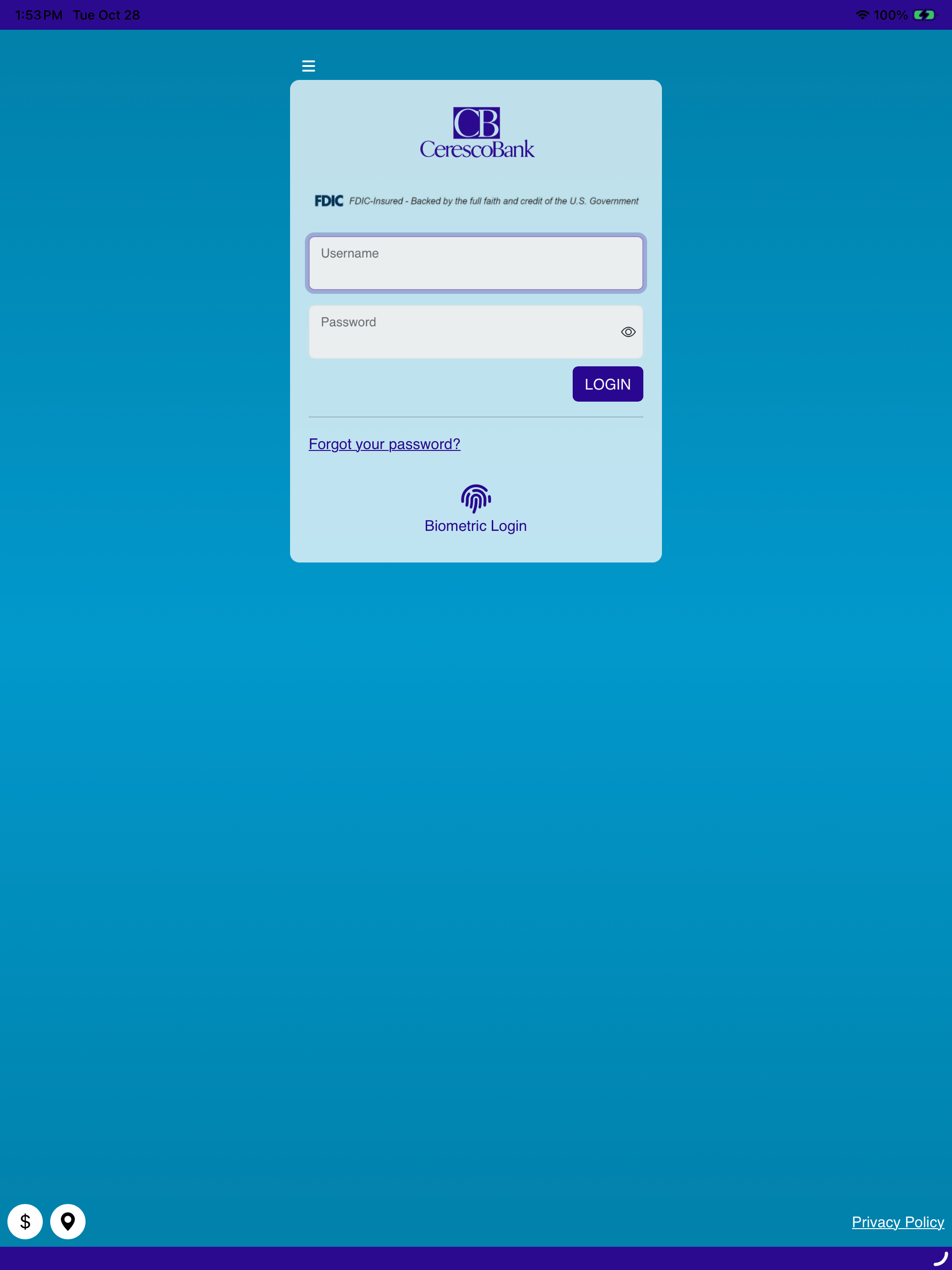 CerescoBank Mobile screenshot 7