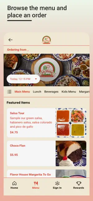 La Mesa Mexican Restaurante screenshot 2