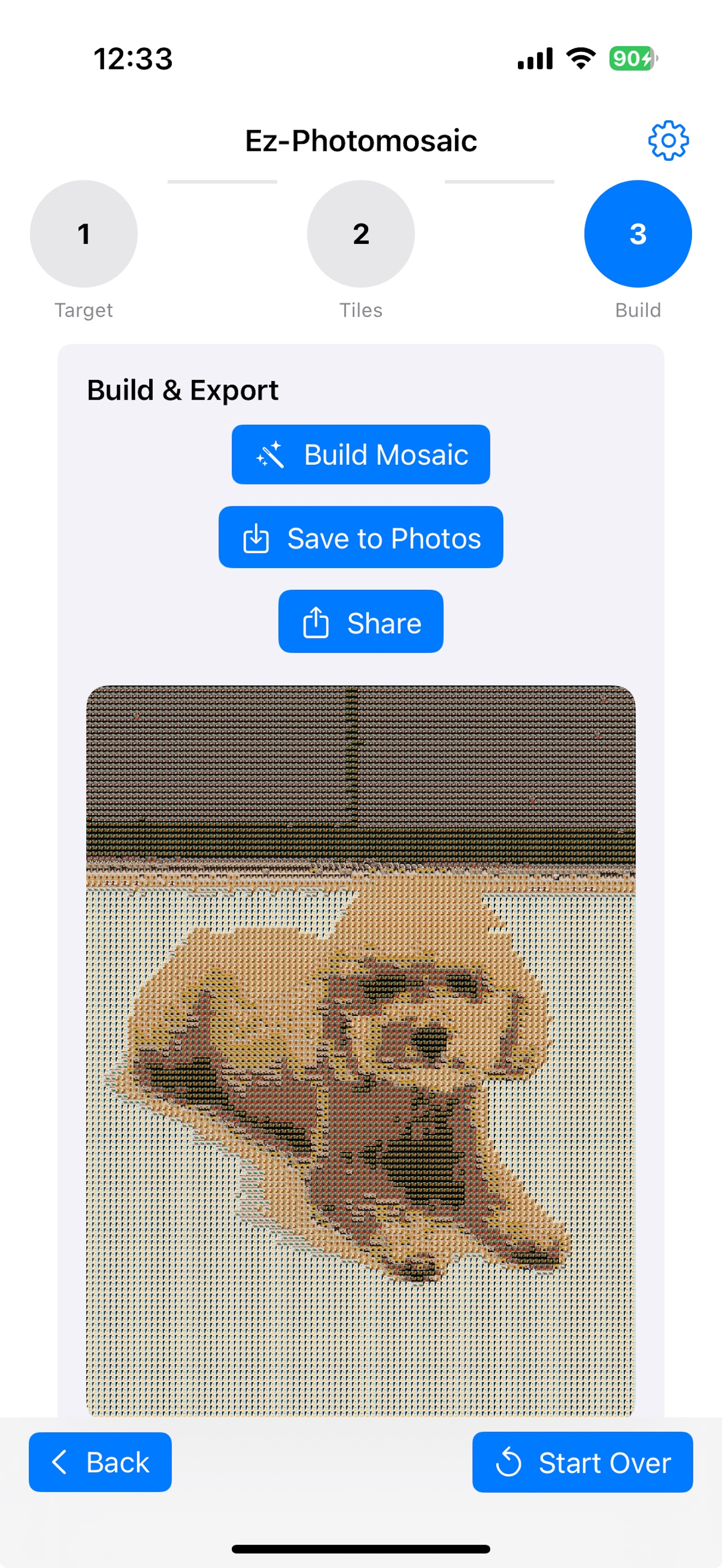 Ez-Photomosaic screenshot 3