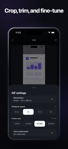 ScreenGIF: Screen to GIF iPhone screenshot