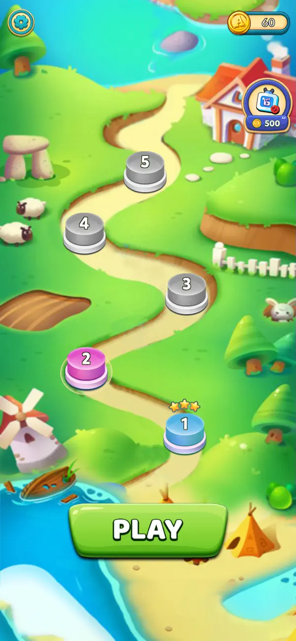 Screenshot #1 pour FrogSugar Rush Games