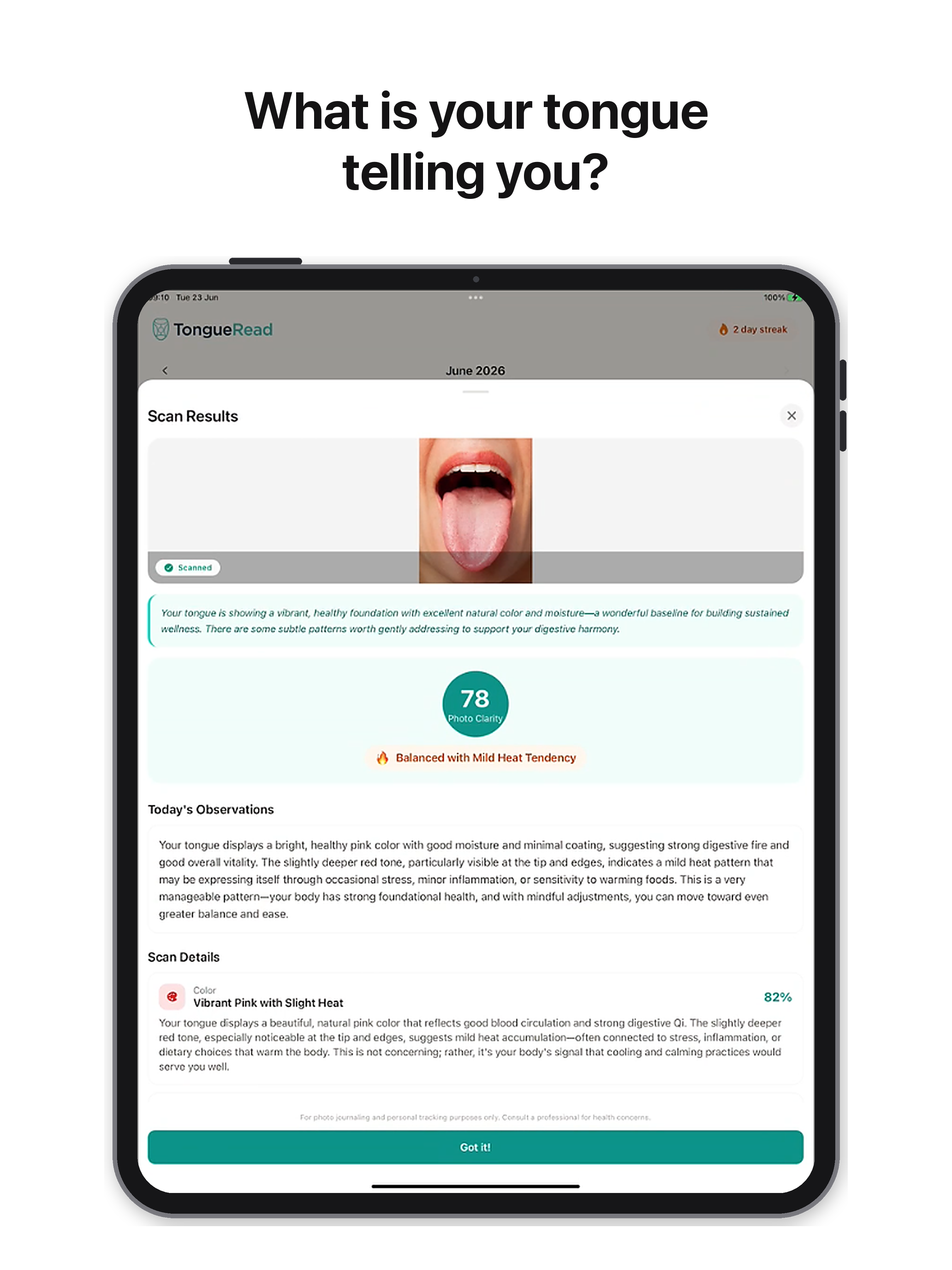 TongueRead: TCM Tongue AI Scan screenshot 8