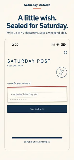 Saturday Unfolds screenshot 1