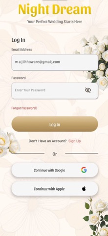 Night Dream App screenshot