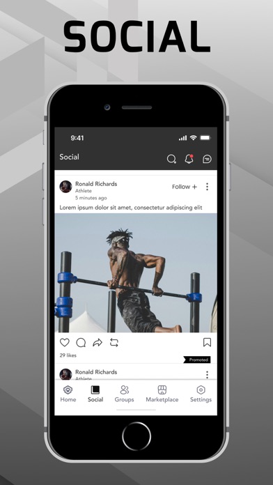 Sportconn iPhone screenshot 4 - Social Networking app