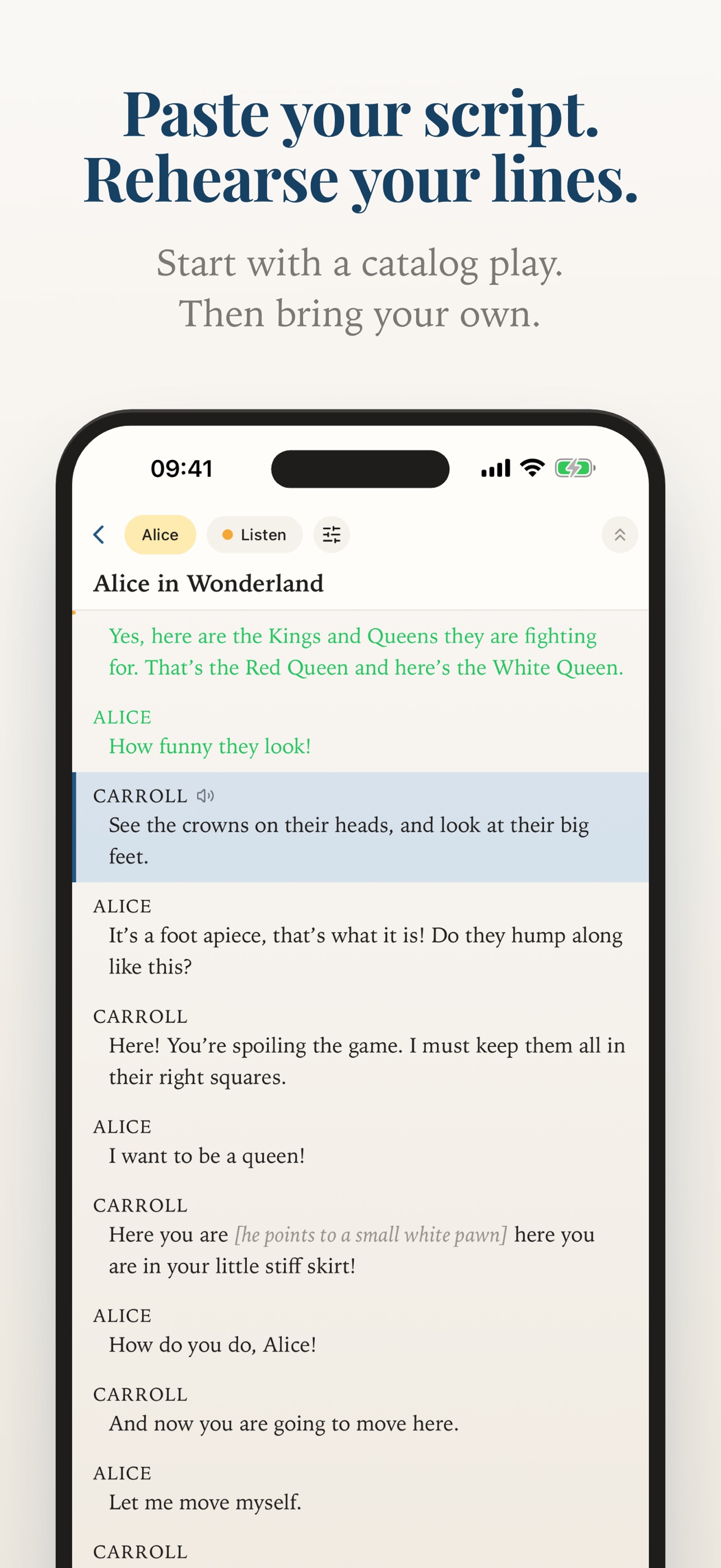 Screenshot 1 of Répliq: Learn Your Lines