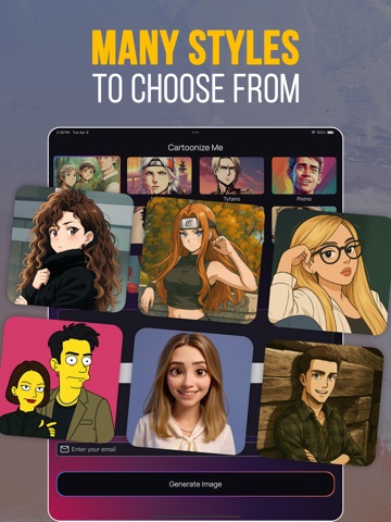 Cartoonize - AI Cartoon Maker iPad screenshot