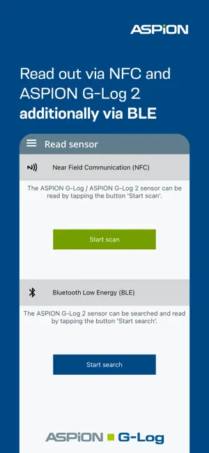 ASPION G-Log Data logger screenshot 1