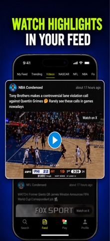 Sports Condensed—9 Second News iPhone screenshot