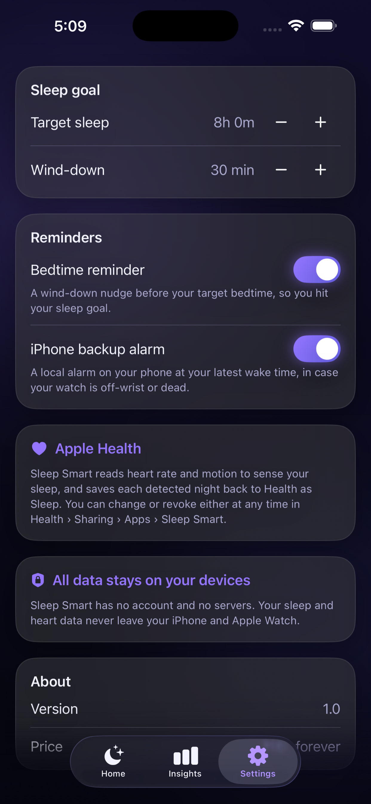 Sleep Smart: Smart Alarm screenshot 4