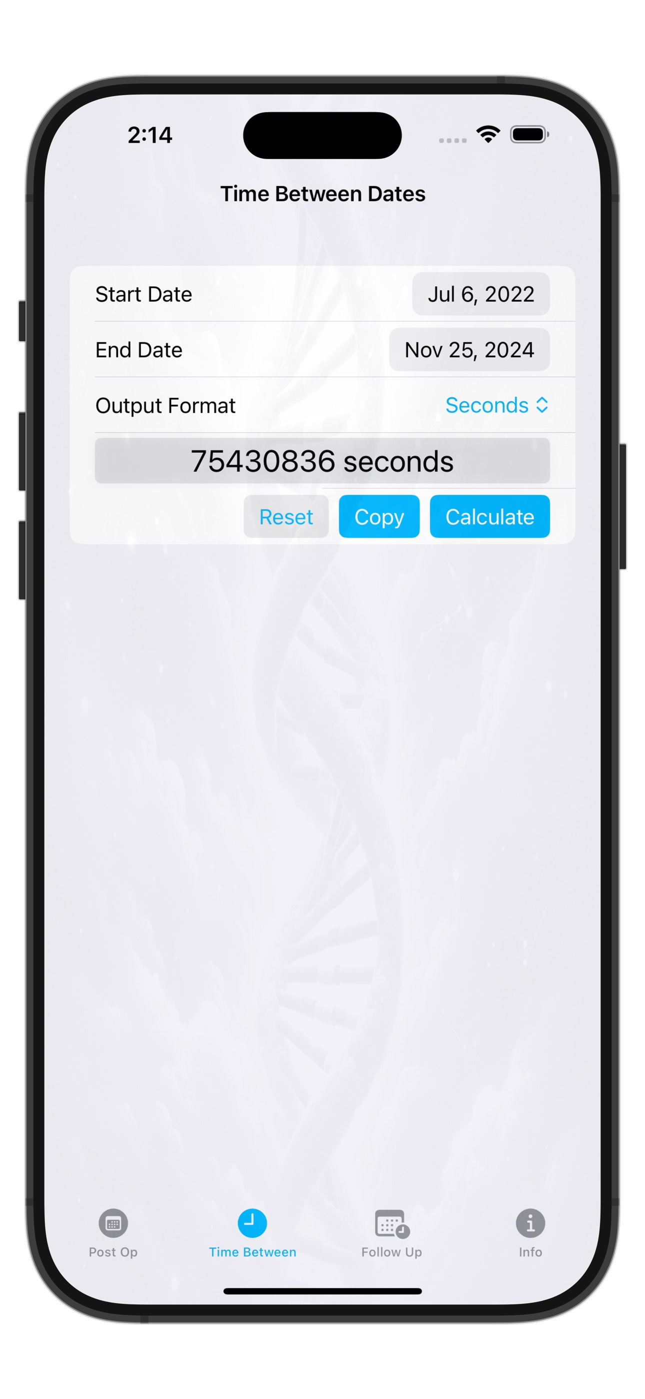 Post Op Calculator screenshot 3