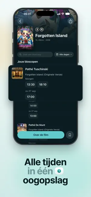 Bioscoopagenda screenshot 2