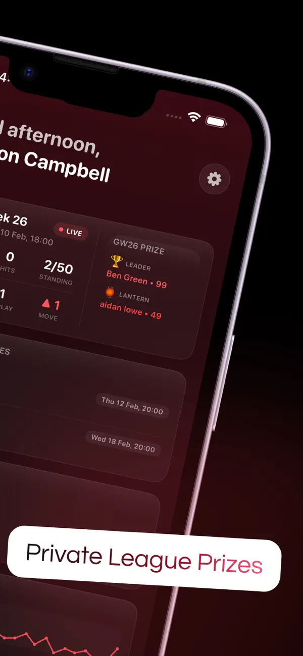 Screenshot #3 pour FPL Mini-League Prize Tracker