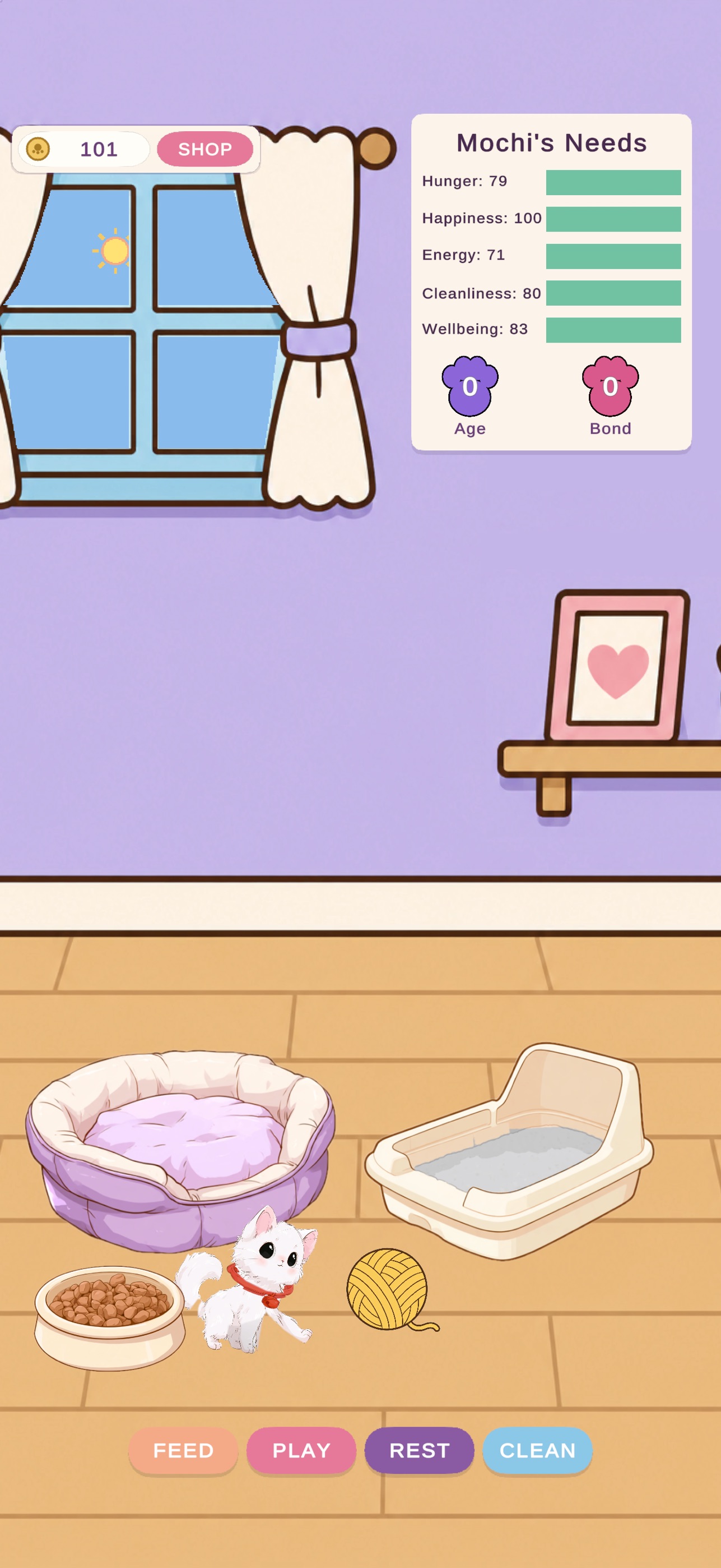 Screenshot 4 of Kitty Kitty: Virtual Pet