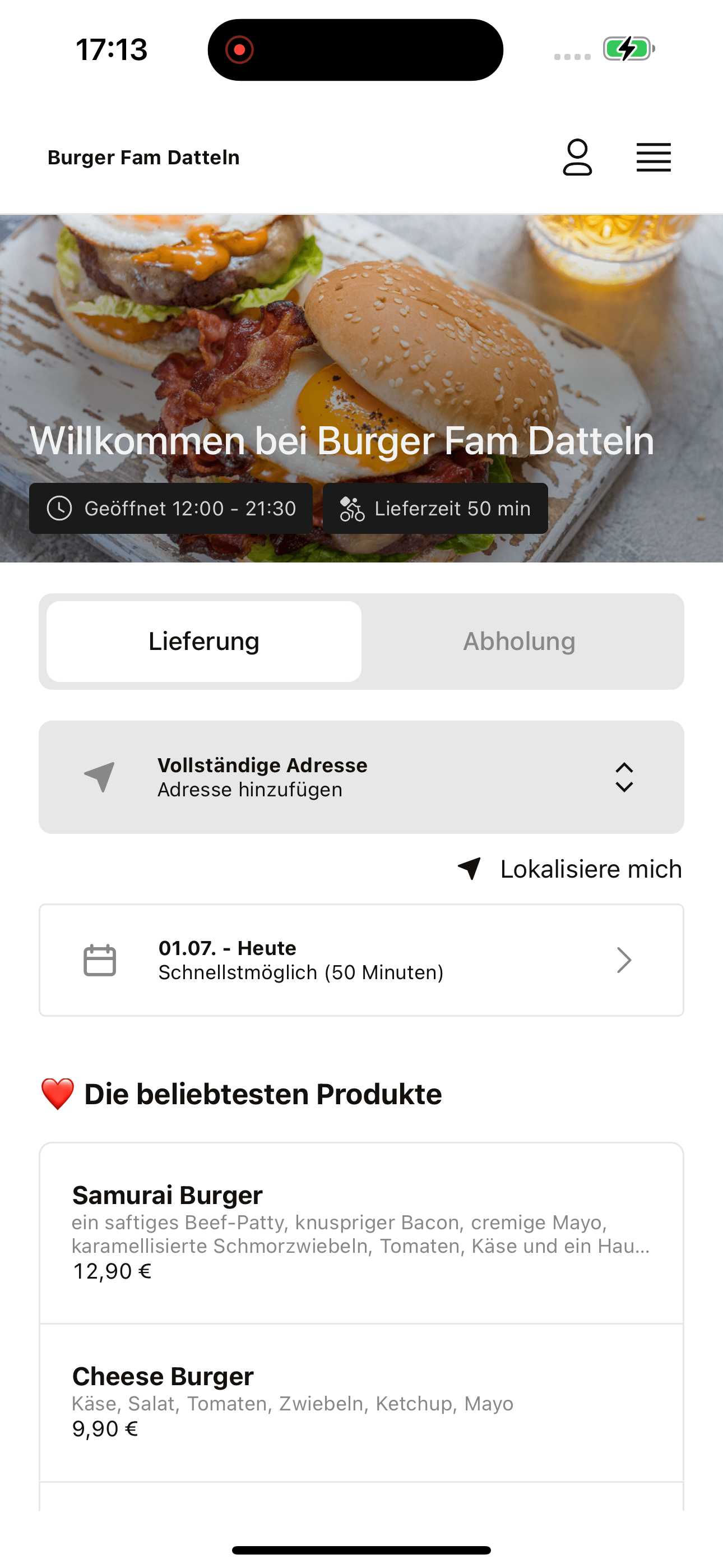 Burger Fam Datteln