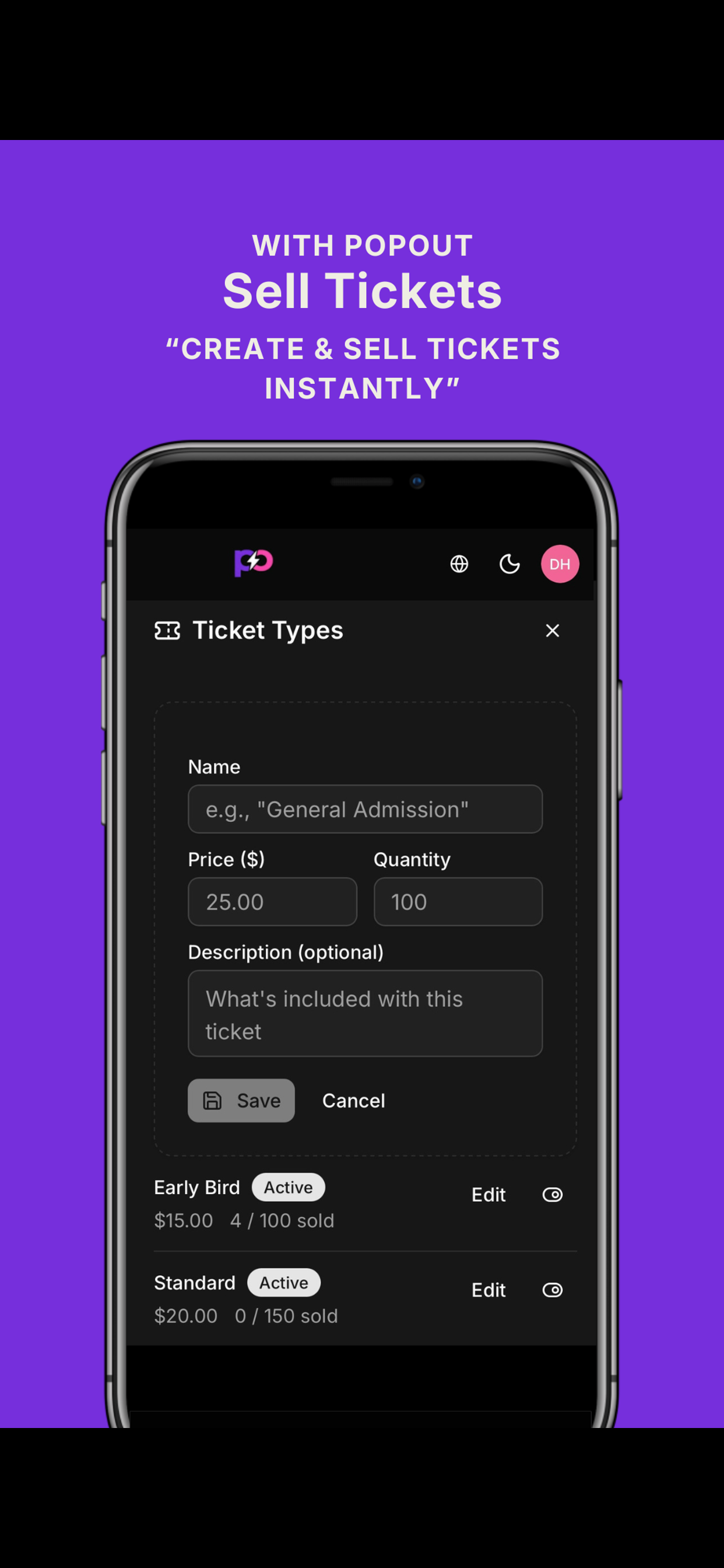 PopOutNow – Ticketing & Photos screenshot 3
