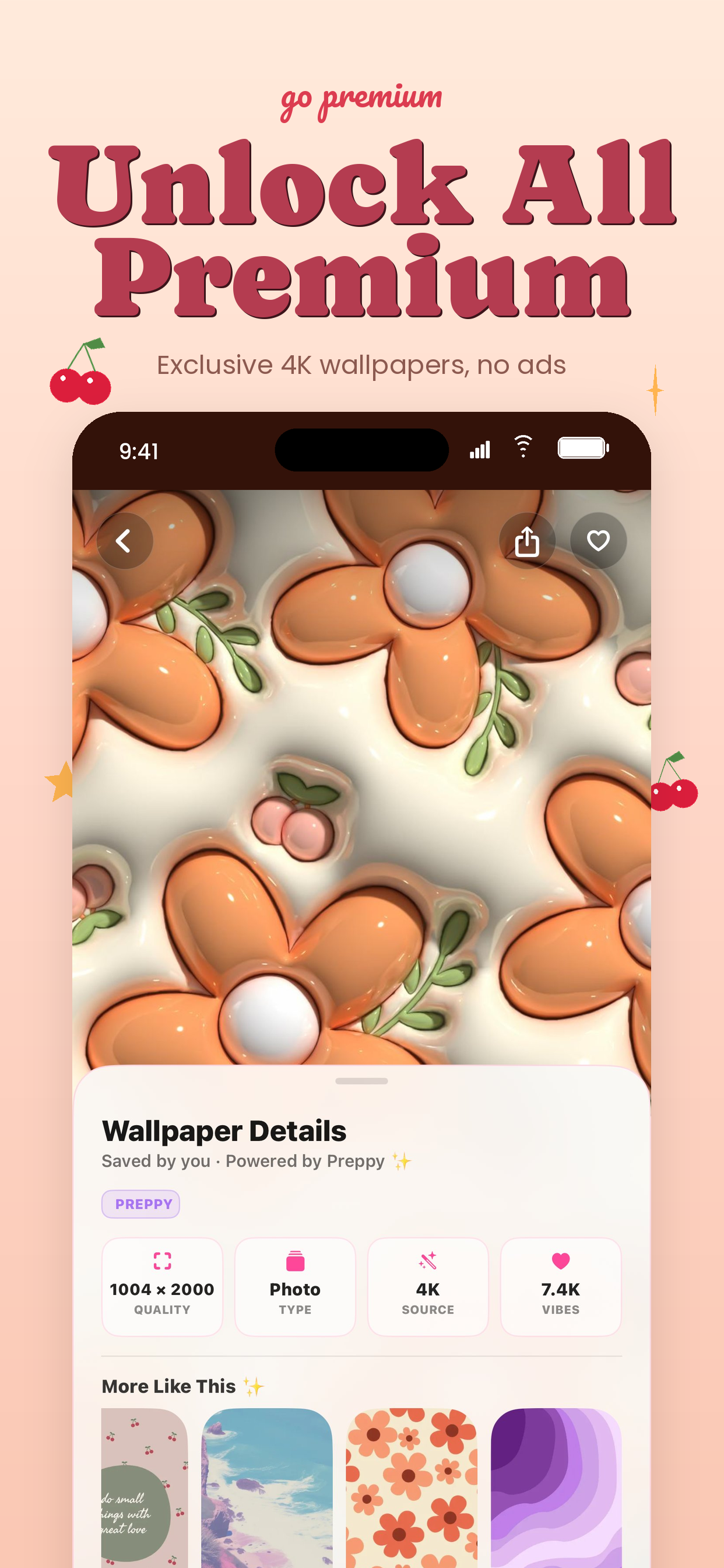 Preppy Wallpaper: Pink Cute screenshot 6