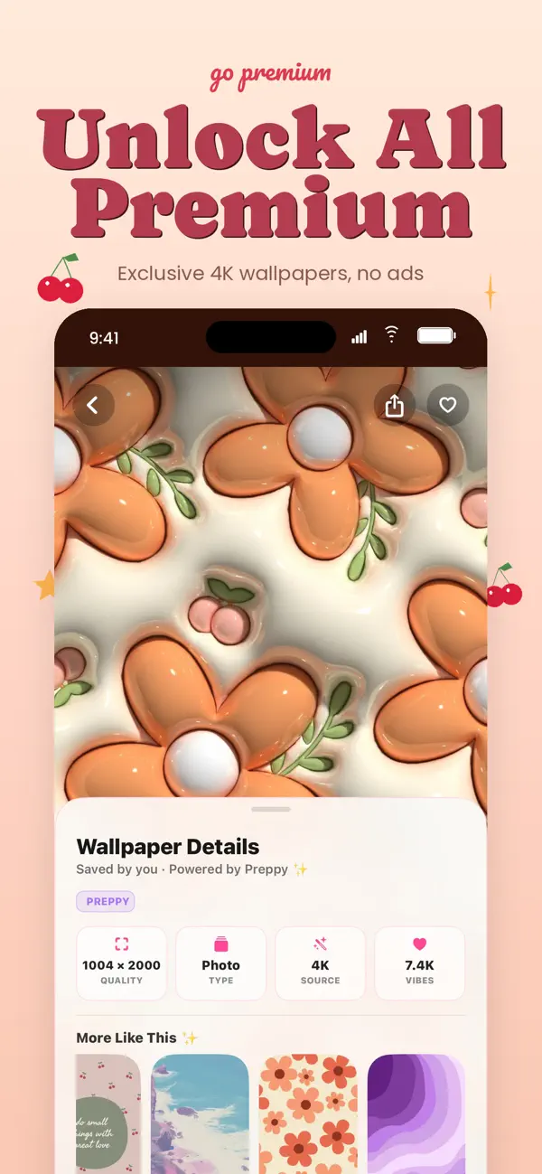 Preppy Wallpaper: Pink Cute screenshot 6