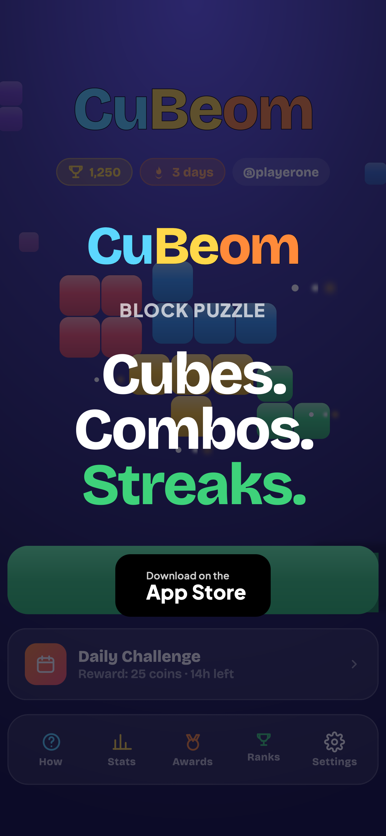 CuBeom: Cube Block Puzzle Game screenshot 13