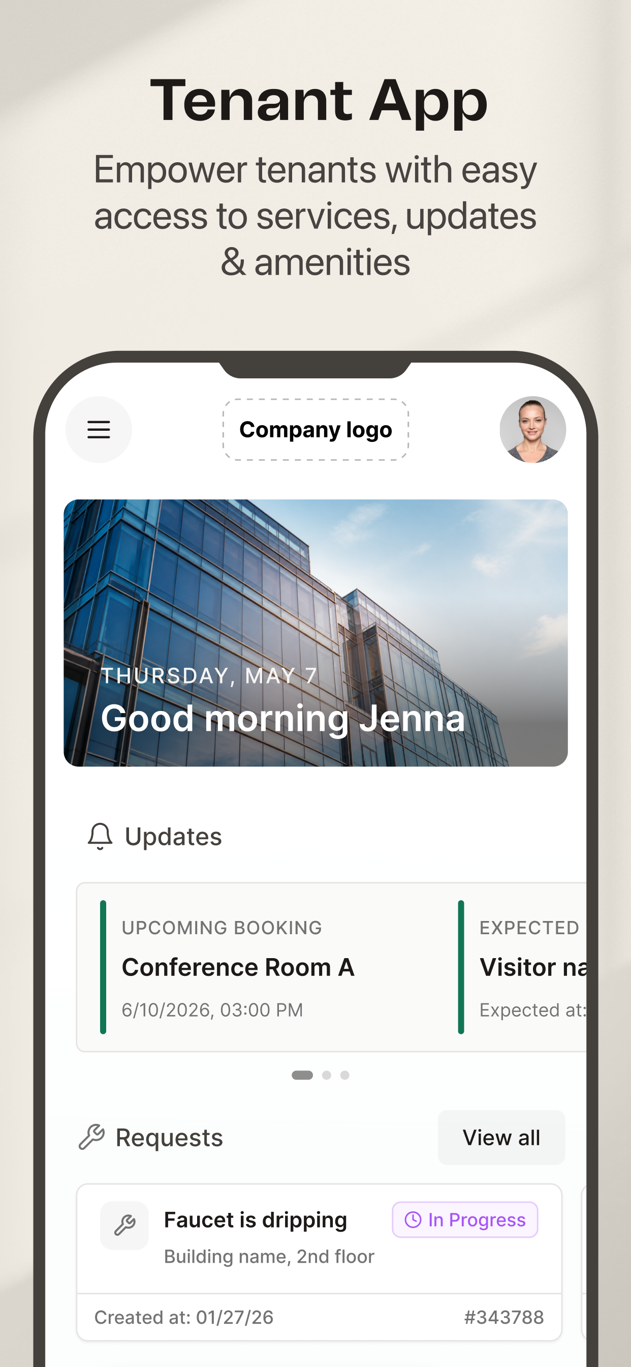 Visitt+ Tenant App