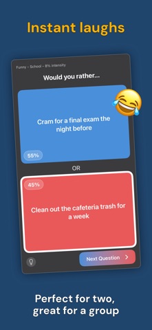 Would you rather? No Repeats Screenshot 2 of 6