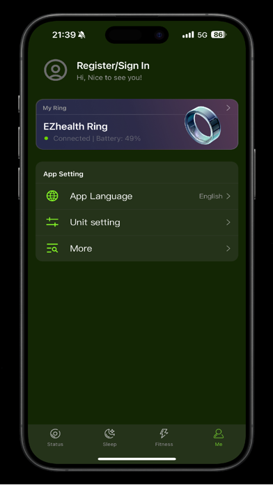 EZhealth iPhone screenshot 4 - Utilities app