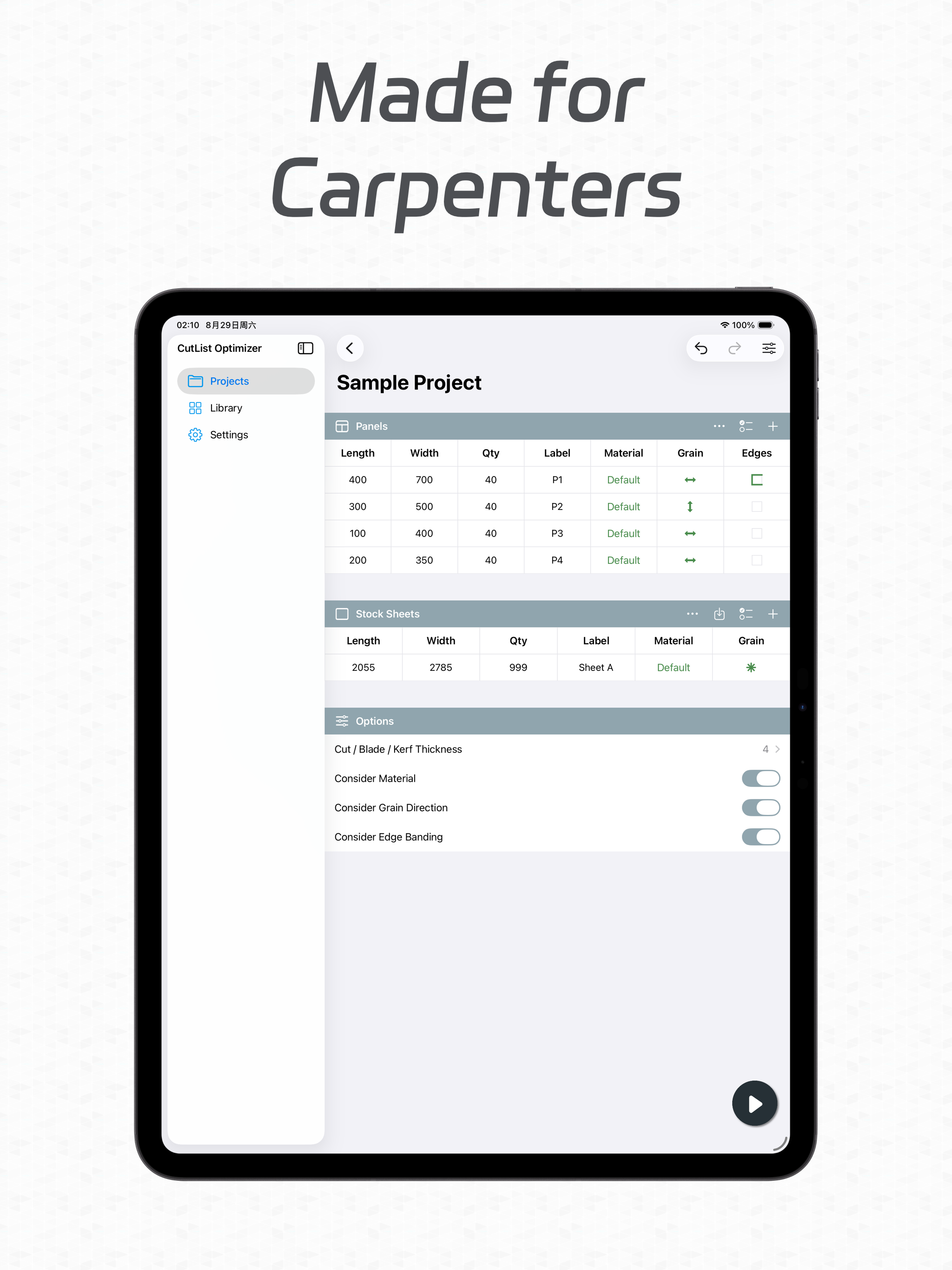 CutList Optimizer - Carpenter screenshot 5