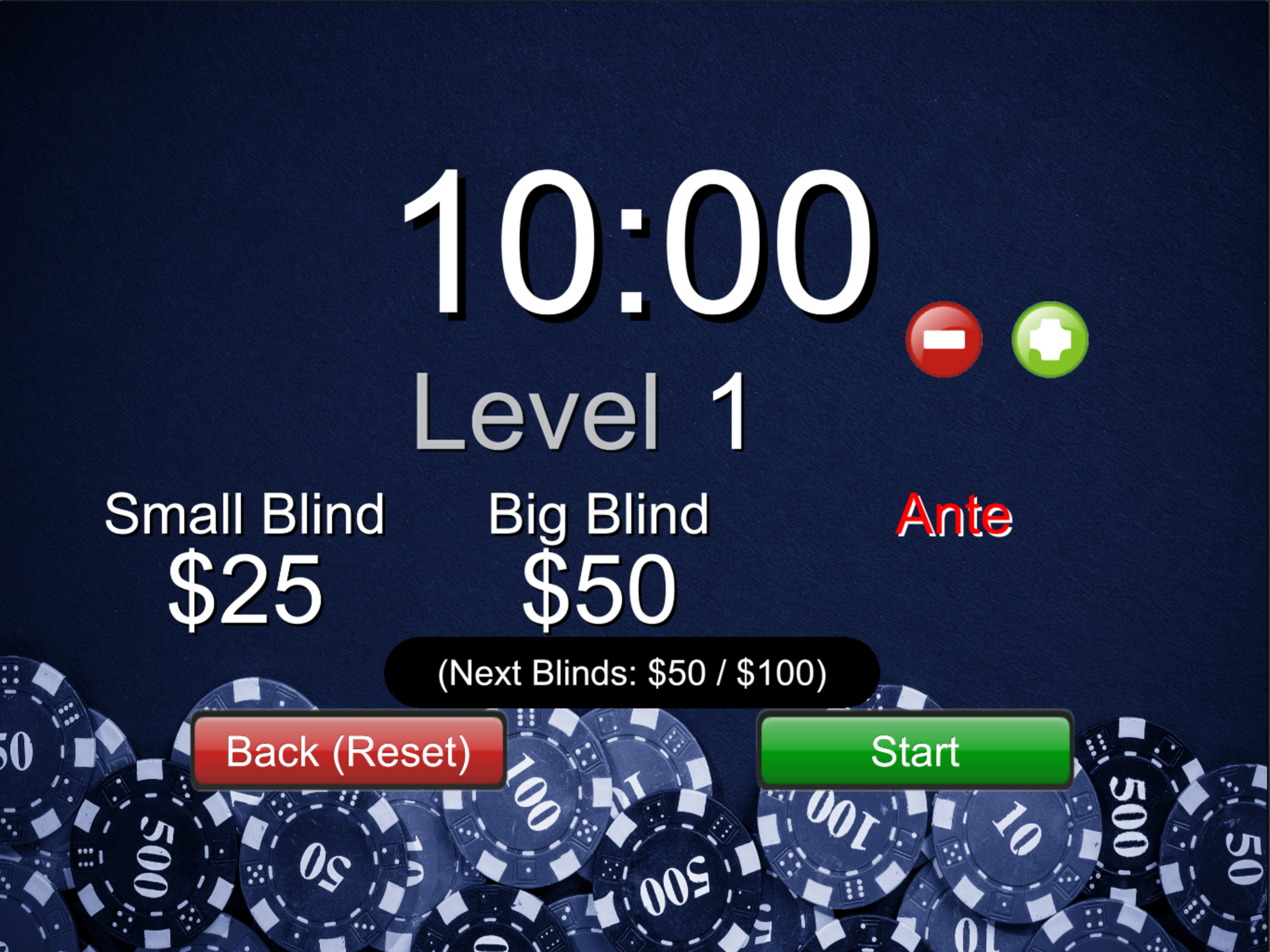 Poker Timer - Blind Clock screenshot 8