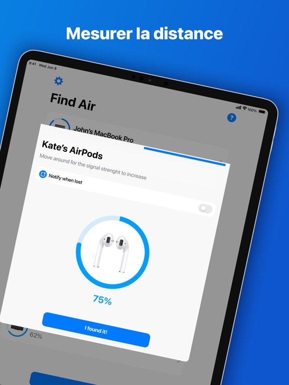 Screenshot #6 pour Find Air: Localiser Appareil