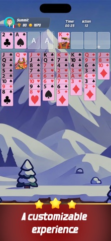 FreeCell Versus iPhone screenshot
