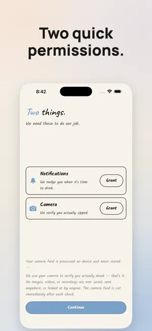 Drink Your Water - SmartVision screenshot 3