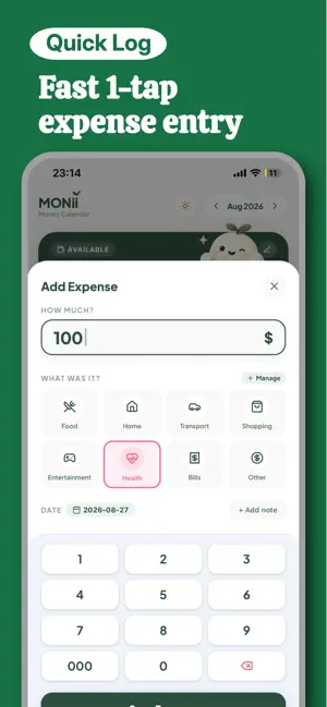 Monii - Money Calendar screenshot 2