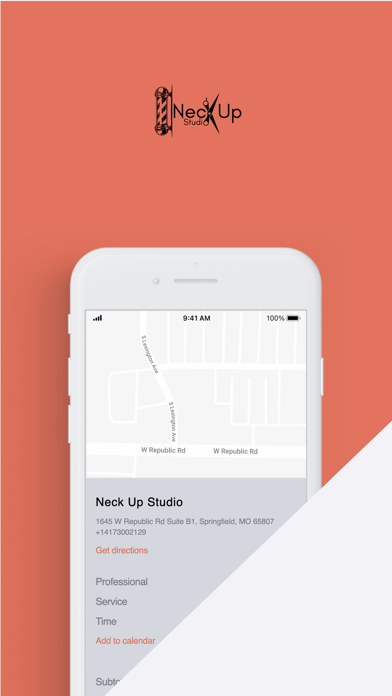 Neck Up Studio Screenshot