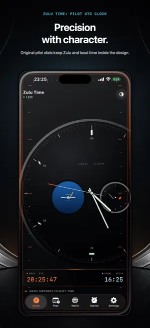 Zulu Time: Pilot UTC Clock screenshot 3