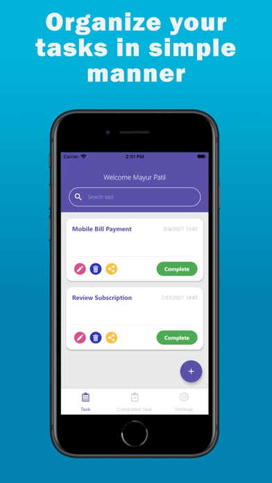 Screenshot #1 pour Forem Tasks – Task Organizer