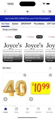 Joyce's International Boutique iPhone screenshot
