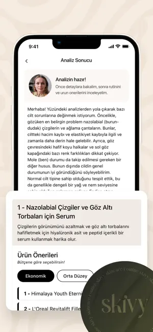 Skivy: AI Cilt Bakımı screenshot 3
