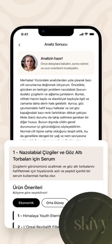 Skivy: AI Cilt Bakımı screenshot