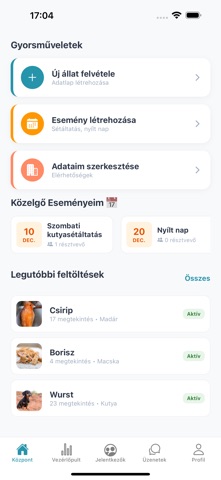 ResQ animal adoption iPhone screenshot