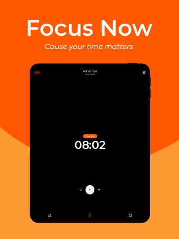 Focus Now - Pomodoro Timer iPad screenshot