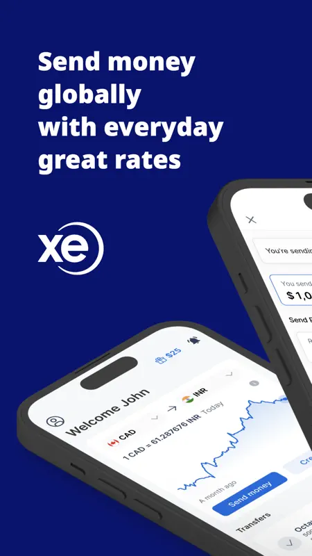 Xe Money Transfer & Currency screenshot 1 of 10