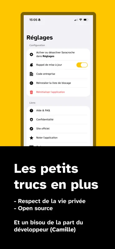 Saracroche : bloqueur d'appels screenshot 6 of 6