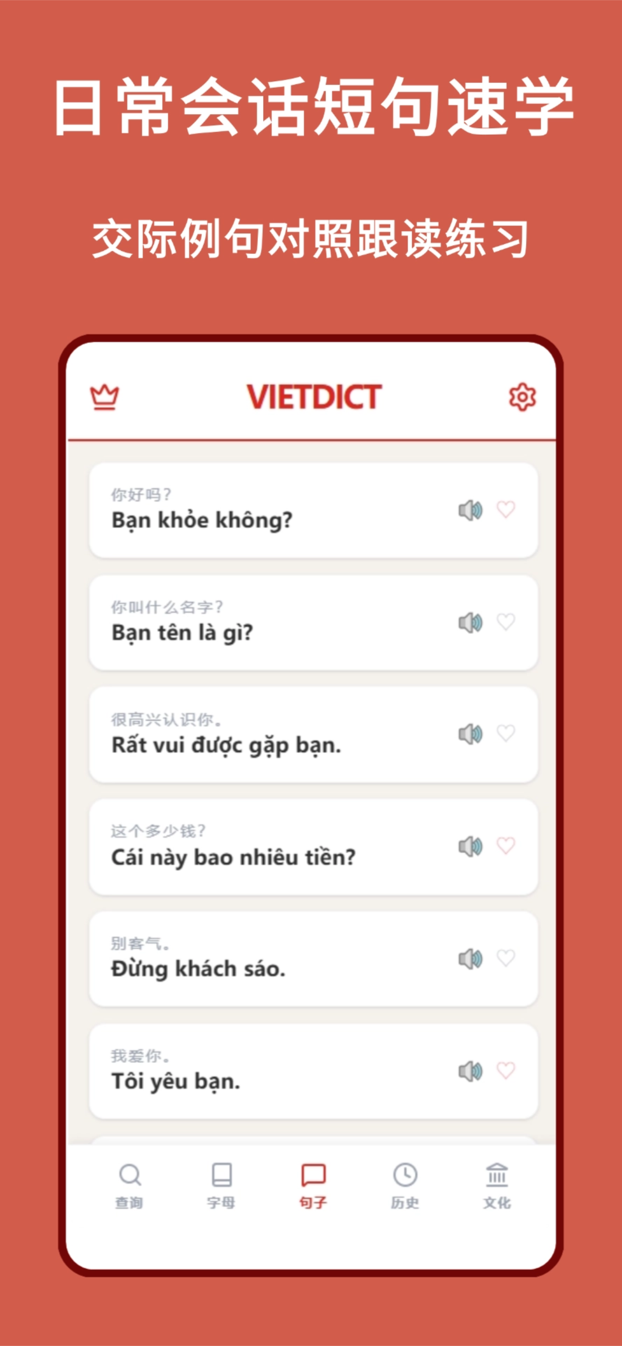 越南语词典-越语翻译入门助手 screenshot 3