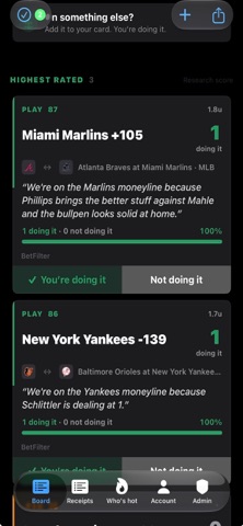 Bet Filter Screenshot 1 of 6