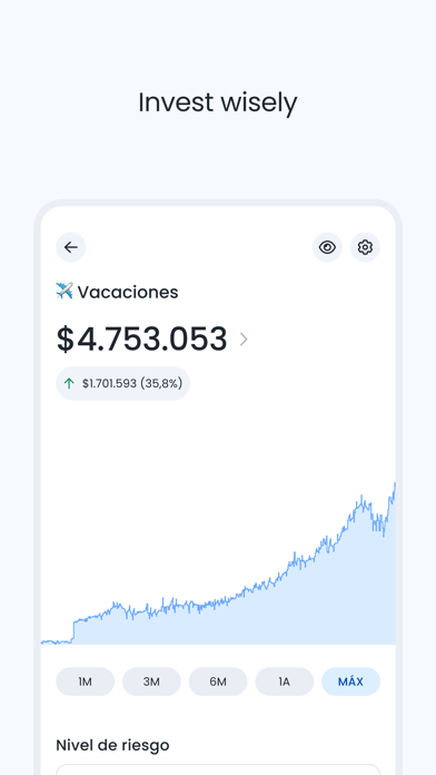 Screenshot 1 of Fintual: Invierte y ahorra App